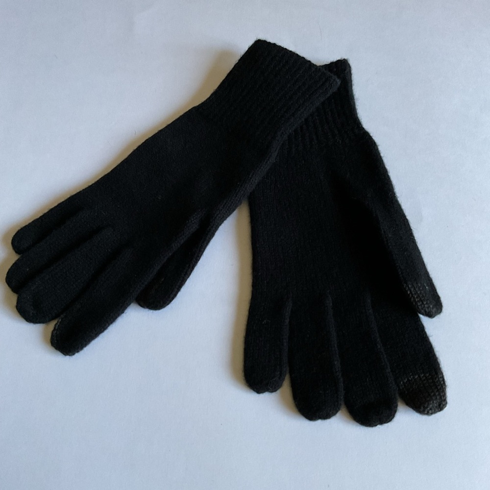 MADEWELL WOMENS MERINO WOOL GLOVES TECH FINGERTIPS BLACK OS NWOT